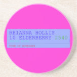 Rhianna hollis 10 elderberry  Coasters (Sandstone)