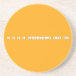 I cu in a relationship with me  Coasters (Sandstone)