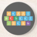 Happy
 Birthday
 Joanna  Coasters (Sandstone)