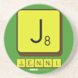 J
 JENNI  Coasters (Sandstone)