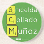 Gricelda
 Collado
 Muñoz  Coasters (Sandstone)