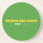 Happy New Year  Coasters (Sandstone)