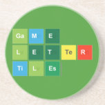 Game
 Letter
 Tiles  Coasters (Sandstone)