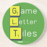 Game
 Letter
 Tiles  Coasters (Sandstone)