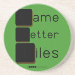 Game
 Letter
 Tiles  Coasters (Sandstone)
