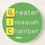 Greater
 Issaquah
 Chamber  Coasters (Sandstone)
