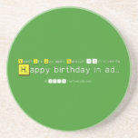 Yeah!!! It's July again. Durotym 13th is clicking    
    Happy birthday in ad..  Coasters (Sandstone)