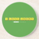 I love Joory   Coasters (Sandstone)