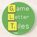 Game
 Letter
 Tiles  Coasters (Sandstone)