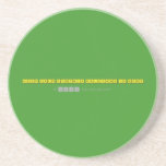 Keep Calm Cynthia Malefane is here  Coasters (Sandstone)