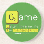 Game
 Letter  me n my life
 Tile TABASSUM  Coasters (Sandstone)