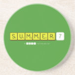 SUMMER7  Coasters (Sandstone)