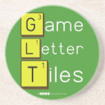 Game
 Letter
 Tiles  Coasters (Sandstone)