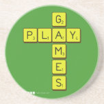       G
 PLAY
       M
       E
       S  Coasters (Sandstone)