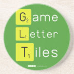 Game
 Letter
 Tiles  Coasters (Sandstone)