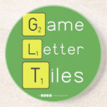 Game
 Letter
 Tiles  Coasters (Sandstone)