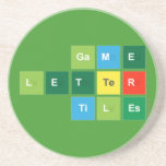 Game
 Letter
 Tiles  Coasters (Sandstone)