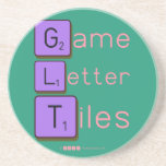 Game
 Letter
 Tiles  Coasters (Sandstone)