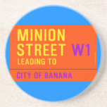 Minion Street  Coasters (Sandstone)