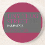 Tiny Thug Street  Coasters (Sandstone)