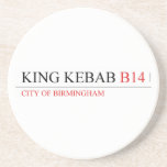 King Kebab  Coasters (Sandstone)
