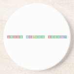 Happy Birthday saddie  Coasters (Sandstone)
