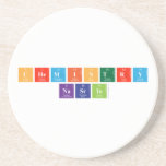 CHEMISTRY
 NASRIN  Coasters (Sandstone)