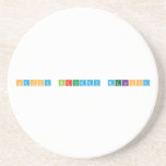 Happy Birthday Melissa  Coasters (Sandstone)