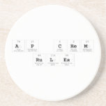AP chem
 rules  Coasters (Sandstone)