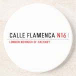 Calle Flamenca  Coasters (Sandstone)