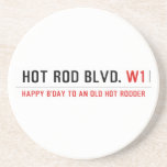 Hot Rod Blvd.  Coasters (Sandstone)