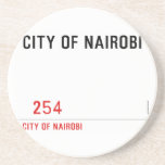 city of nairobi       Coasters (Sandstone)