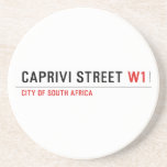 caprivi street  Coasters (Sandstone)