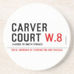 CARVER COURT  Coasters (Sandstone)