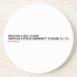 Brighton & Hove Albion American Express Community Stadium  Coasters (Sandstone)