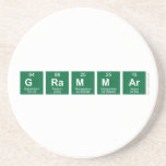 Grammar  Coasters (Sandstone)