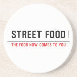 Street food  Coasters (Sandstone)