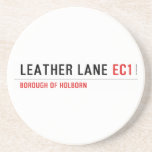 Leather Lane  Coasters (Sandstone)