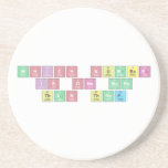 which number
  is one more
  than three  Coasters (Sandstone)