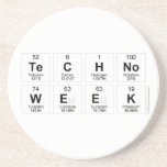 Techno
 Week  Coasters (Sandstone)