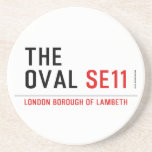 THE OVAL  Coasters (Sandstone)