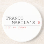 franco    mabila's  Coasters (Sandstone)