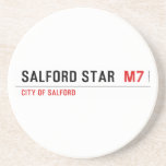 Salford star   Coasters (Sandstone)