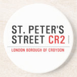 St. peter's Street  Coasters (Sandstone)