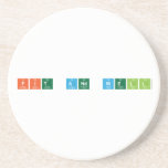 FIT and WELL  Coasters (Sandstone)
