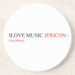 ilove music  Coasters (Sandstone)