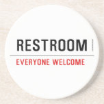 Restroom  Coasters (Sandstone)