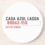 CASA AZUL LAGOA   Coasters (Sandstone)