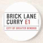 Brick Lane Curry  Coasters (Sandstone)