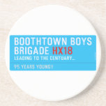 boothtown boys  brigade  Coasters (Sandstone)